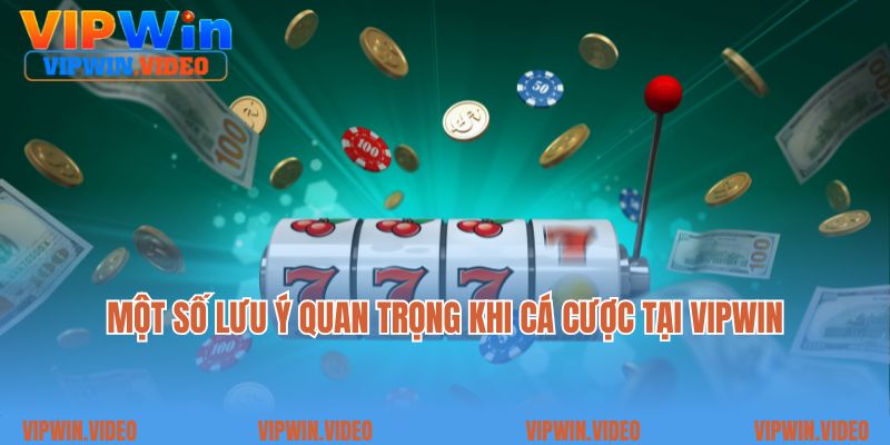 Bỏ túi một số lưu ý quan trọng khi cá cược tại Vipwin