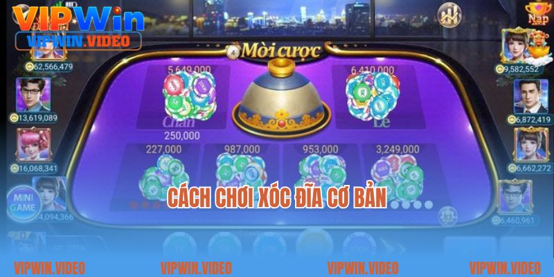 Cách chơi xóc đĩa cơ bản